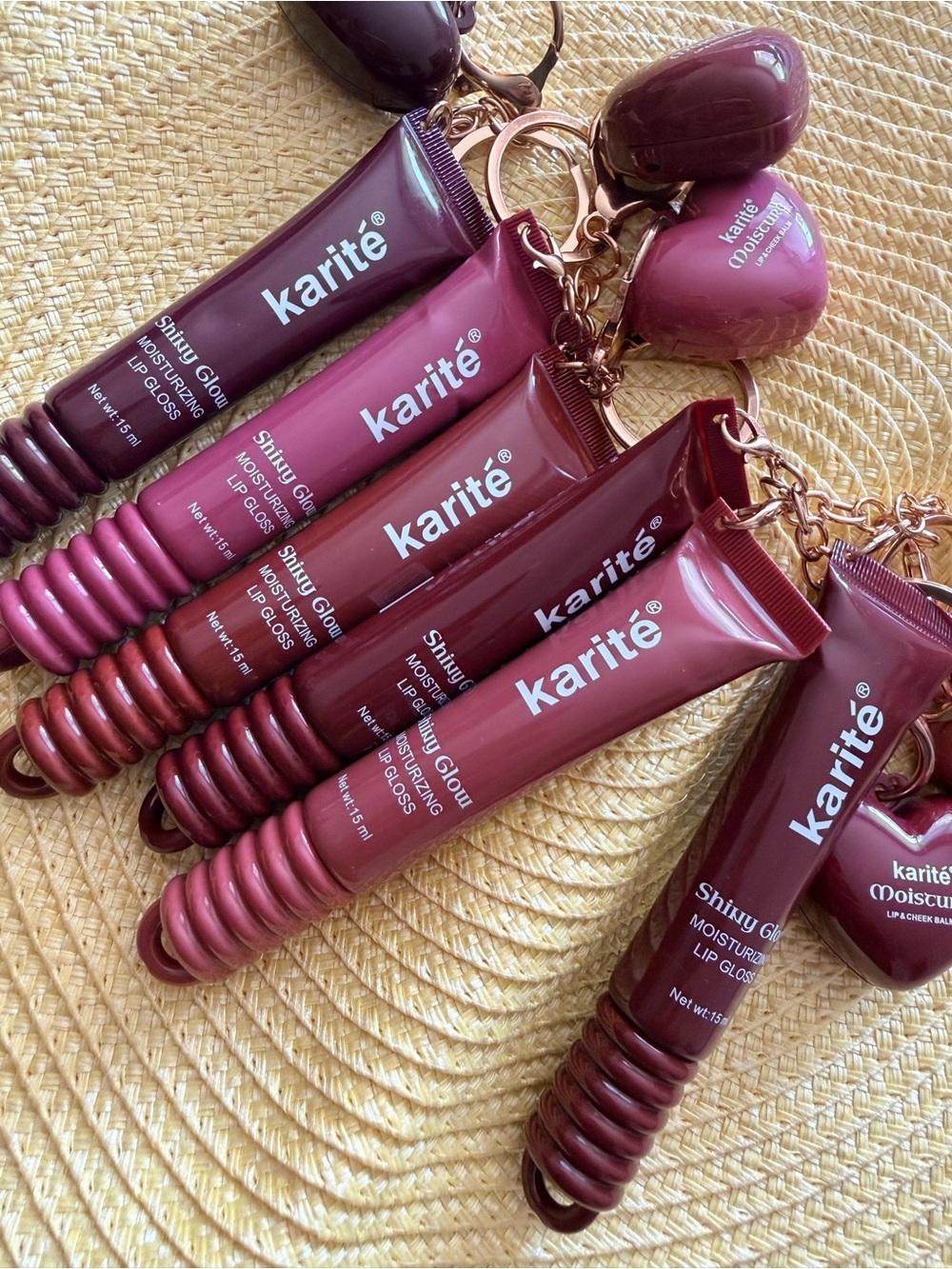Chocolate lipglosses and lip balms